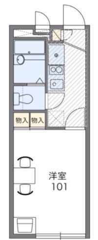 レオパレスシャイニーレオニデス 間取り図