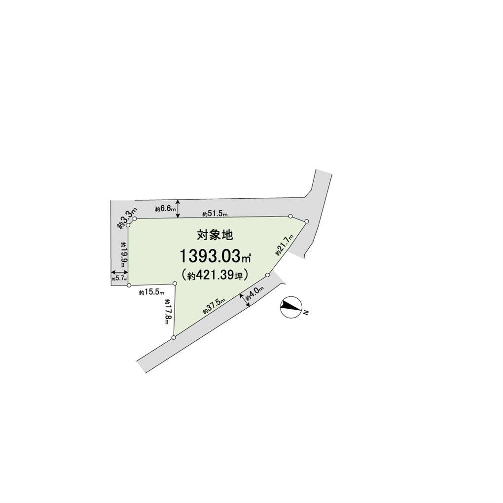 岸の浦土地 間取り図