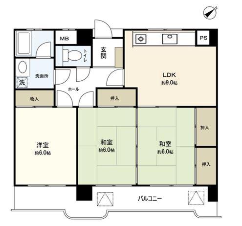 サンモリッツ門司港 間取り図