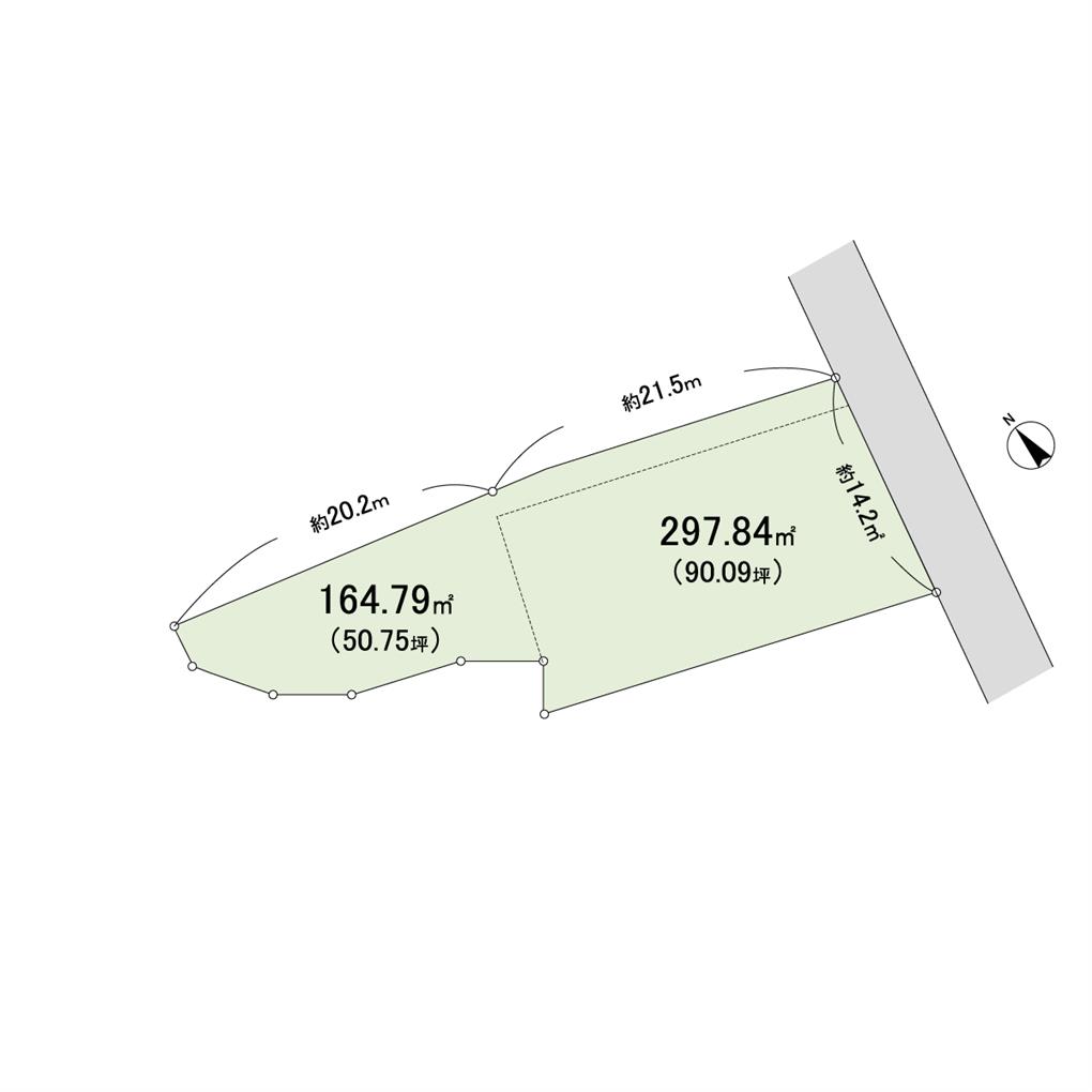 門司区柳町　土地 間取り図
