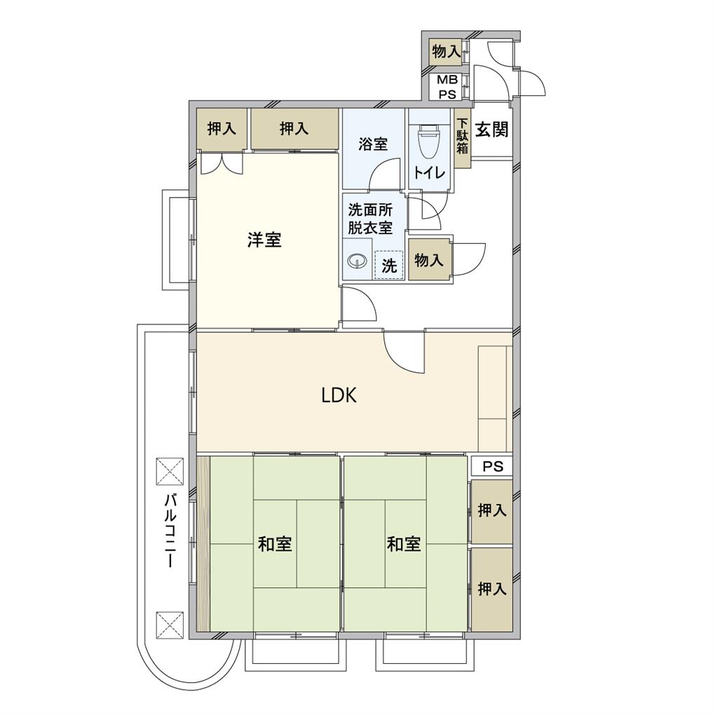 サンモリッツ別院 間取り図