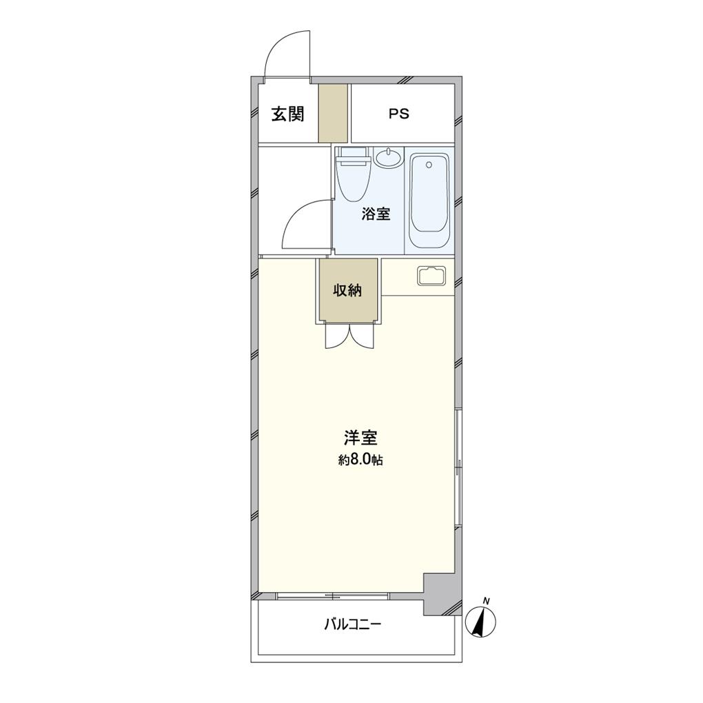 ホワイトパレス黄金五番館 間取り図