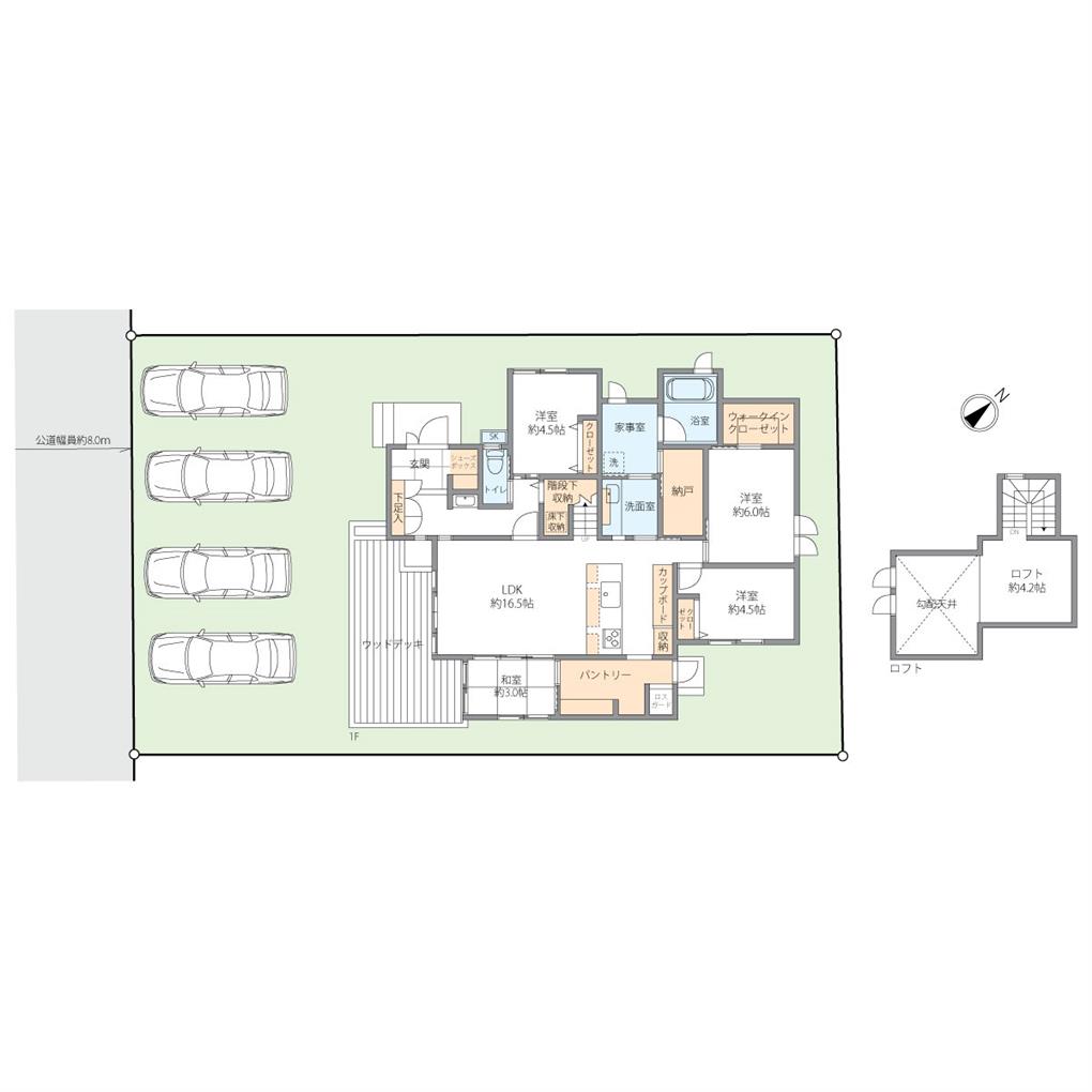 長野本町二丁目戸建 間取り図