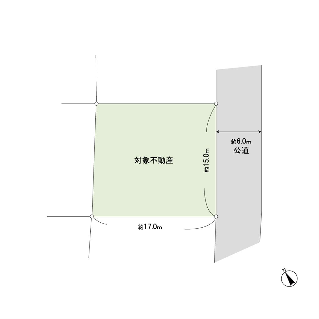 星和台二丁目土地 間取り図