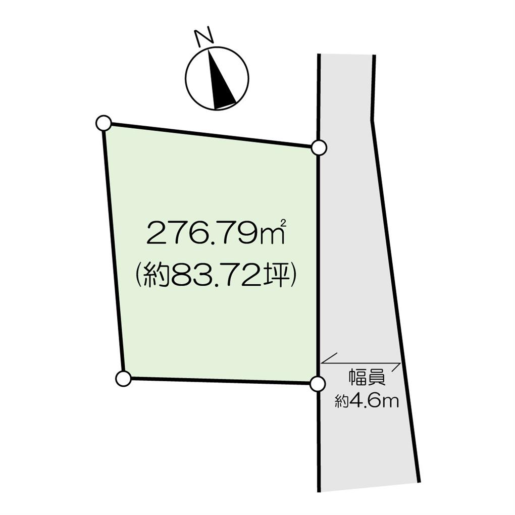 高峰二丁目土地 間取り図