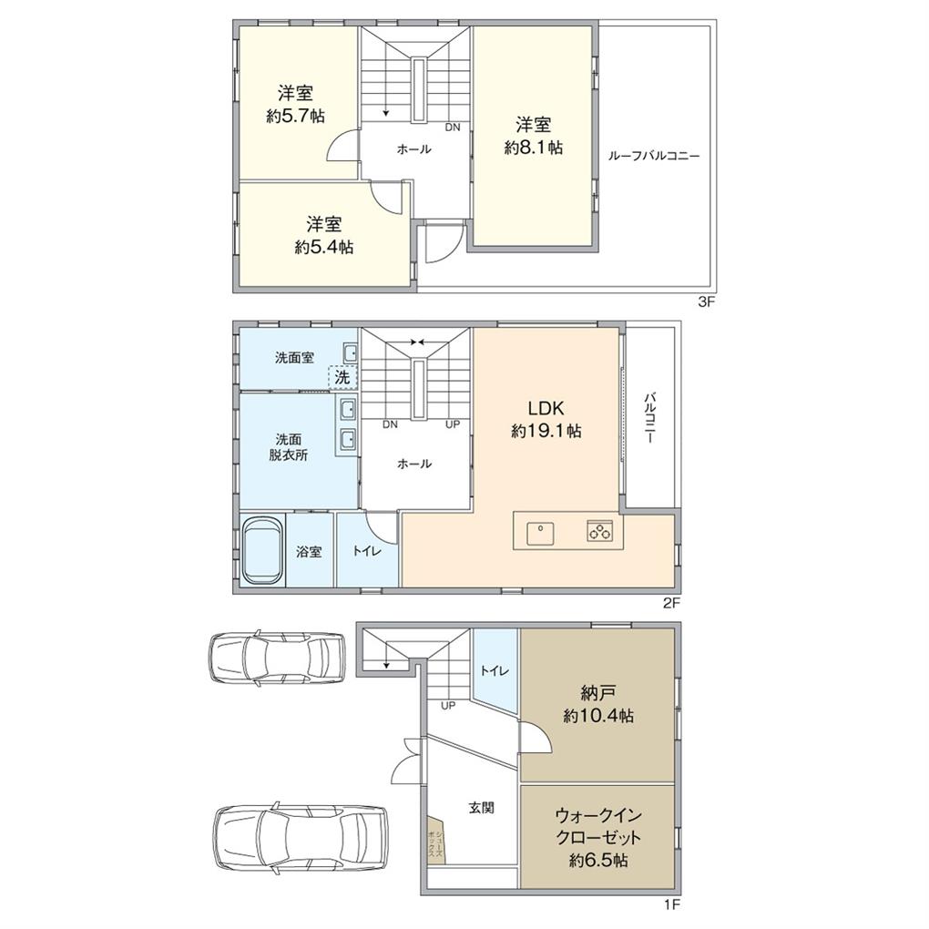 大里本町　戸建 間取り図