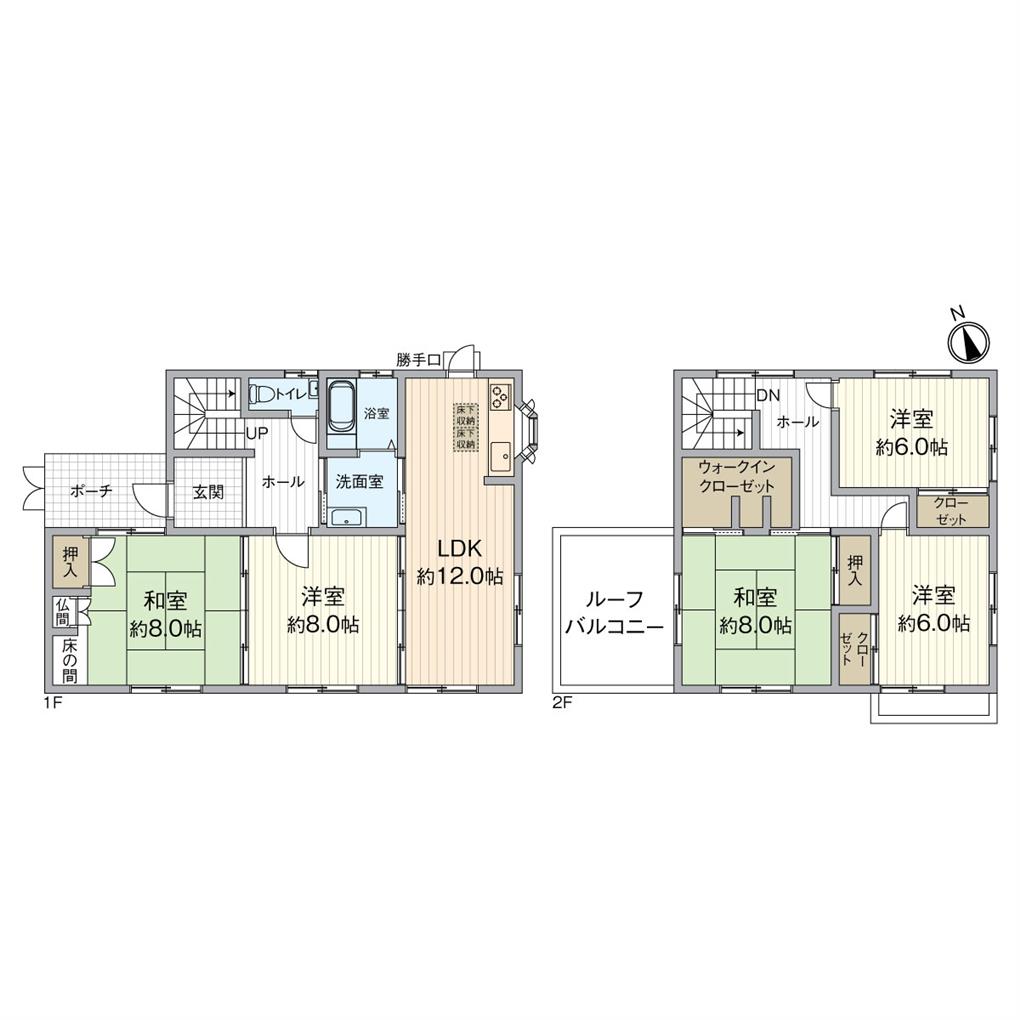 大橋一丁目戸建(パナホーム施工) 間取り図