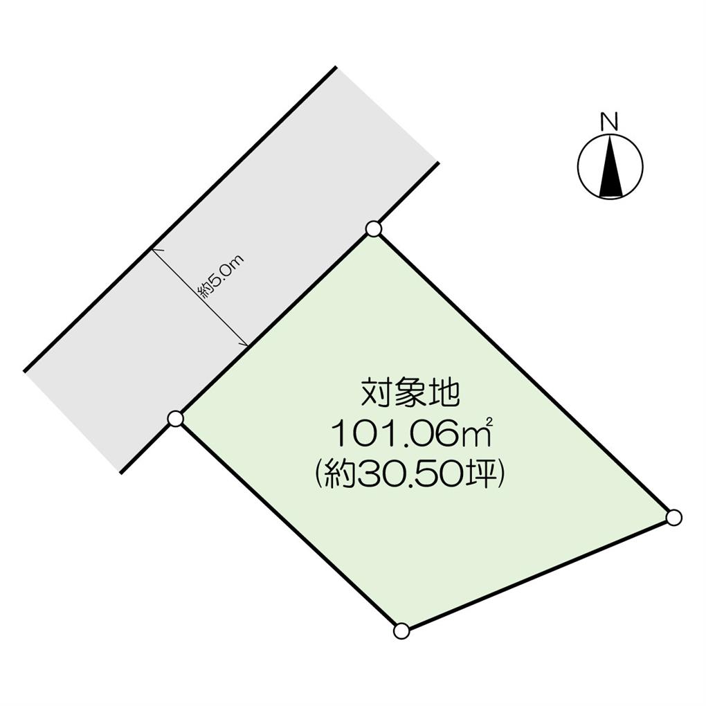 本城四丁目土地 間取り図