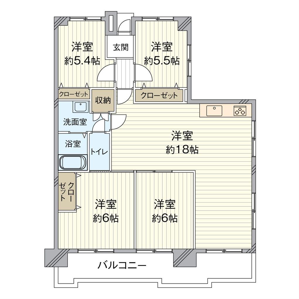 エクレール泉台 間取り図