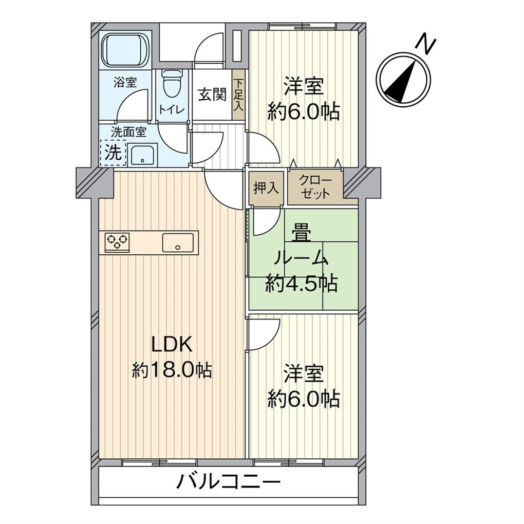 ビバライフ鷹ノ巣 間取り図