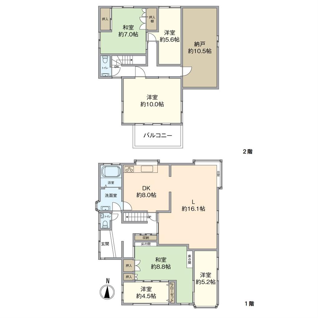富野台戸建 間取り図
