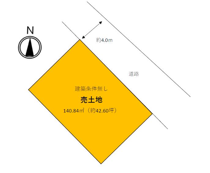 都１丁目　土地 間取り図