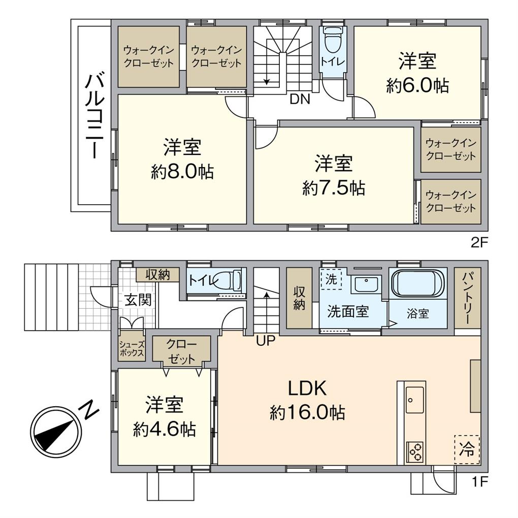 日吉台一丁目戸建て【12号地】 間取り図