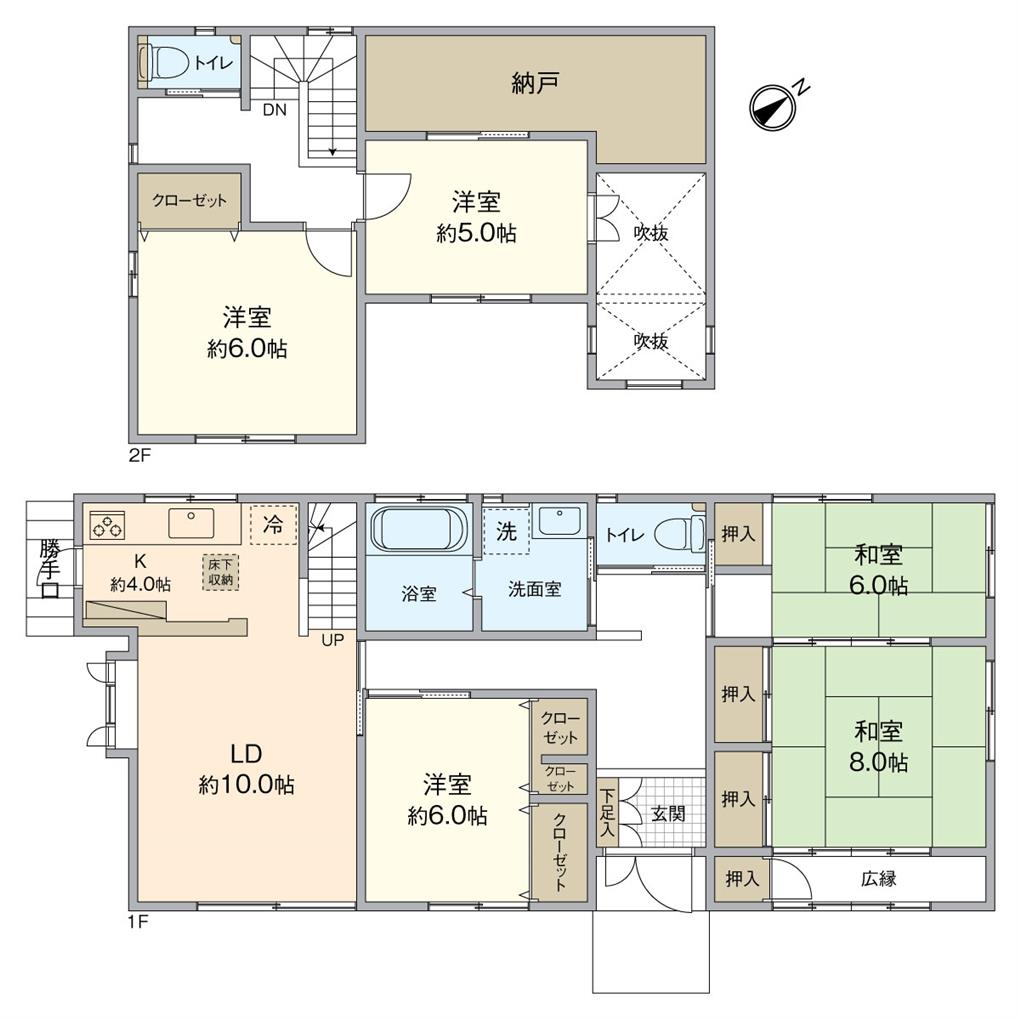 日の出一丁目戸建 間取り図