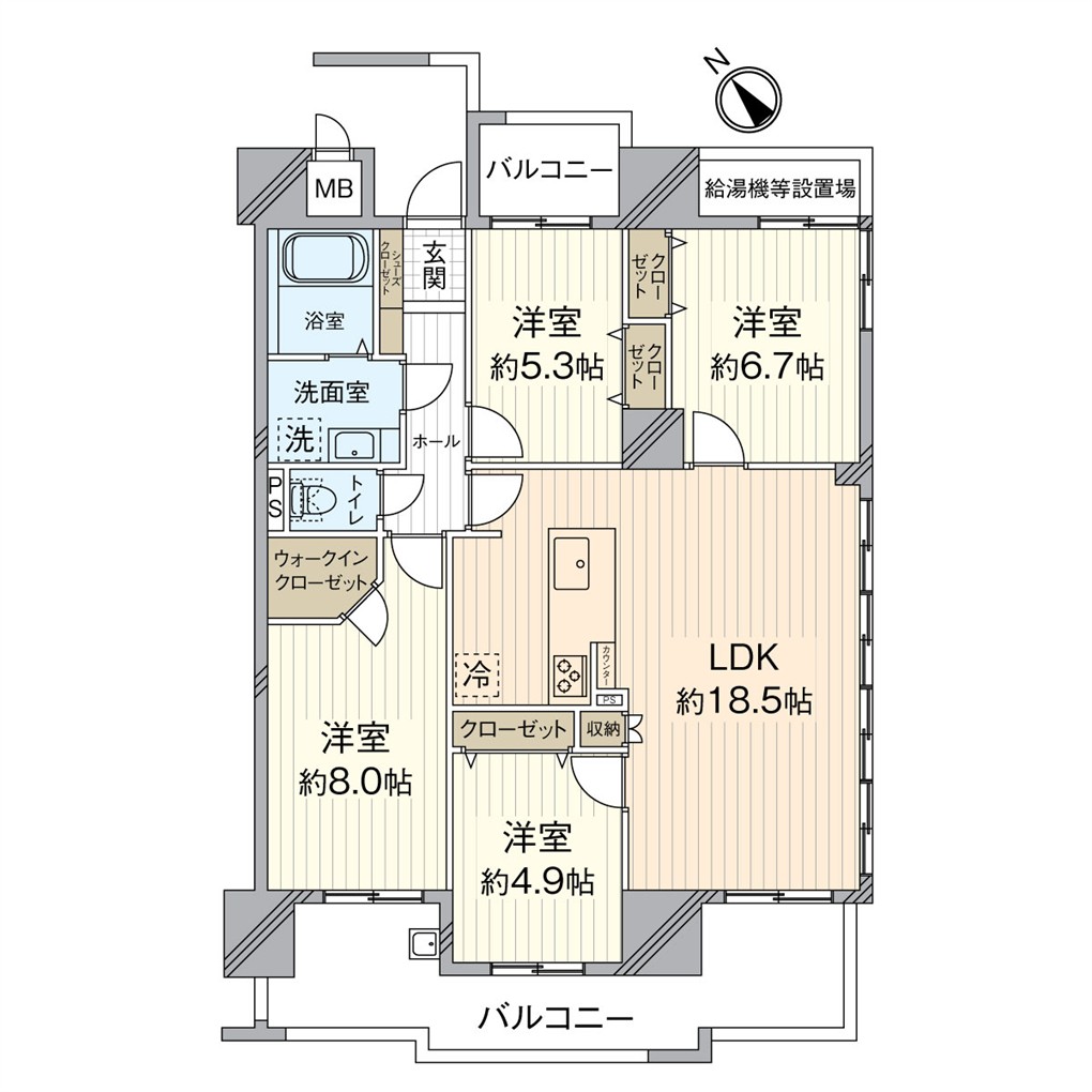 サンパーク鉄王 間取り図