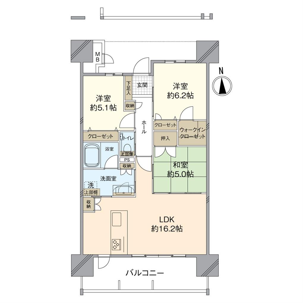 グランドパレス大手町公園 間取り図