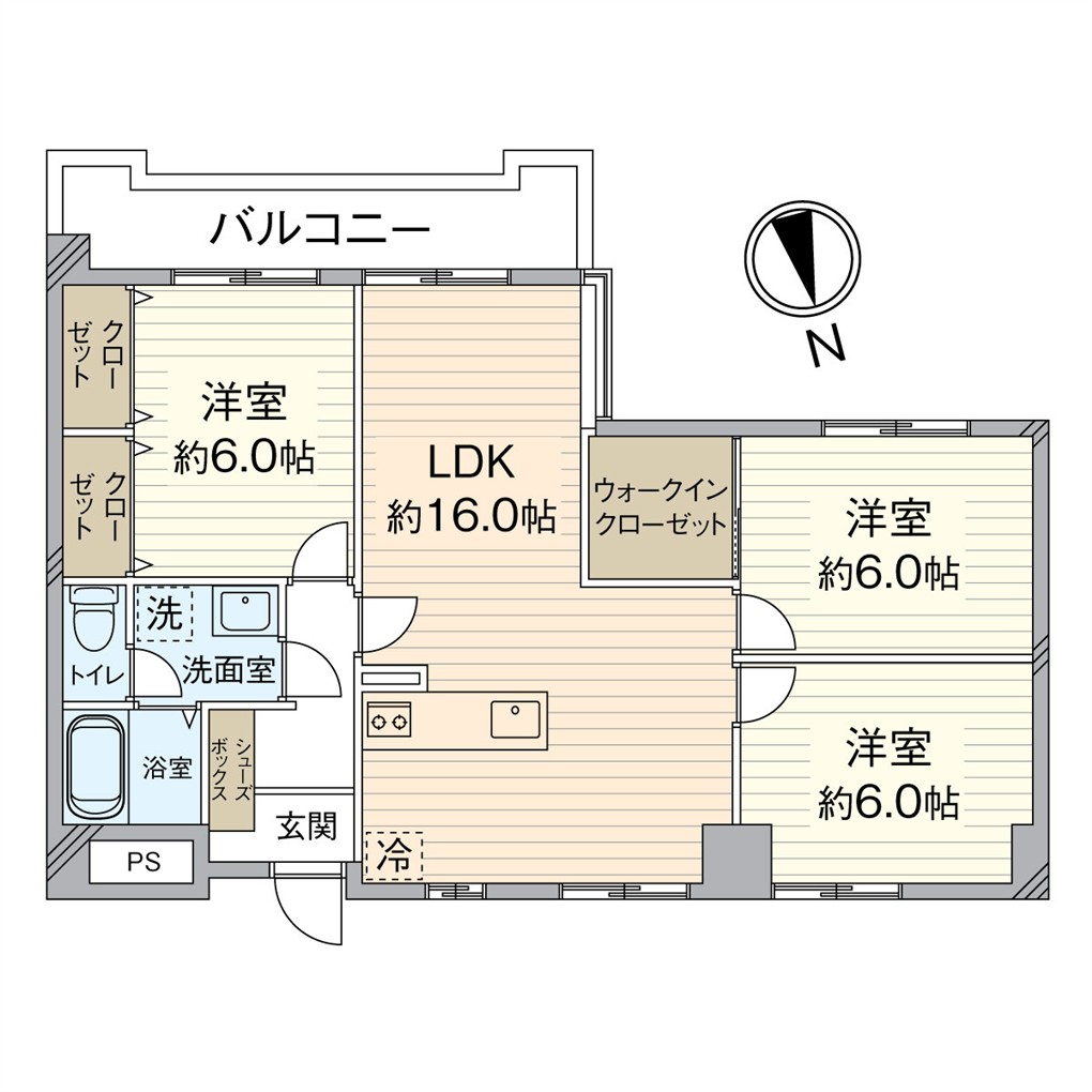 サンライフ光明 間取り図