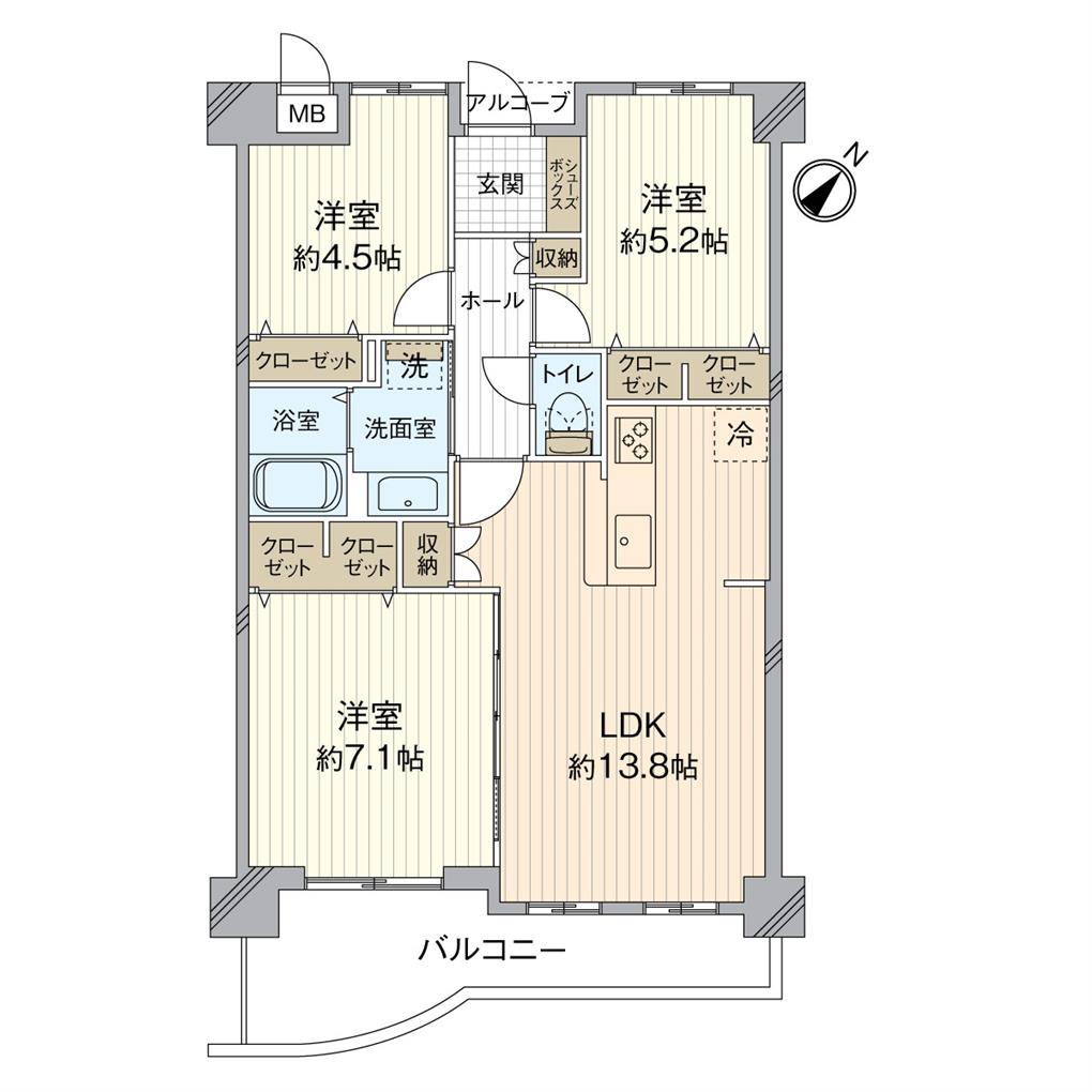 アーティックス大手町 間取り図