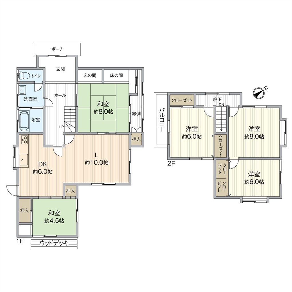 菅原二丁目戸建 間取り図
