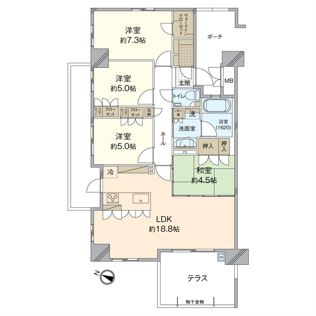 ザ・サンパークシティ黒崎 間取り図