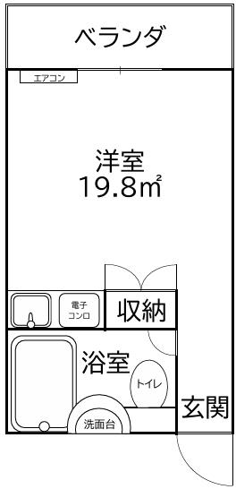 ホワイトパレス黄金 間取り図