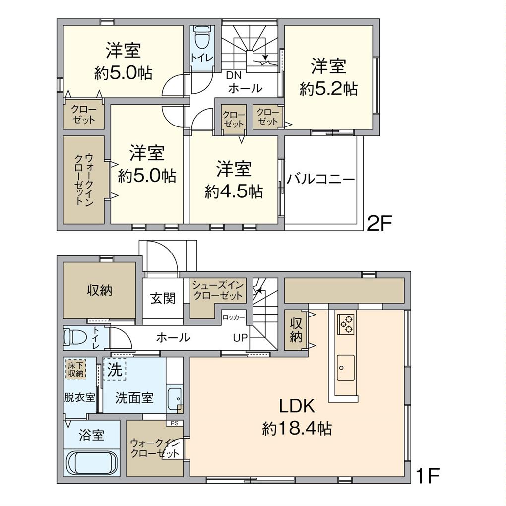 志井四丁目戸建 間取り図
