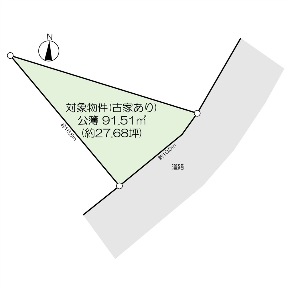 土取町土地 間取り図