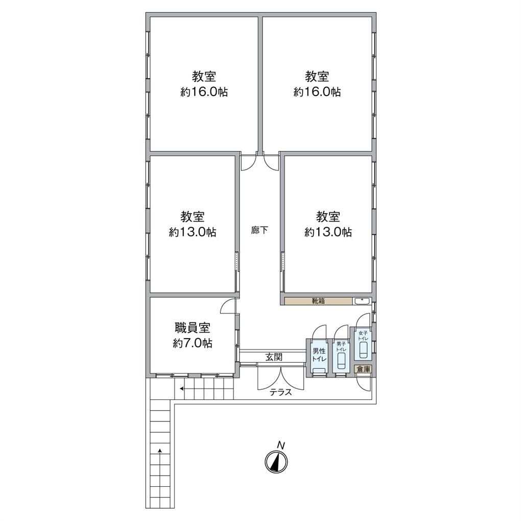 夜宮三丁目戸建 間取り図