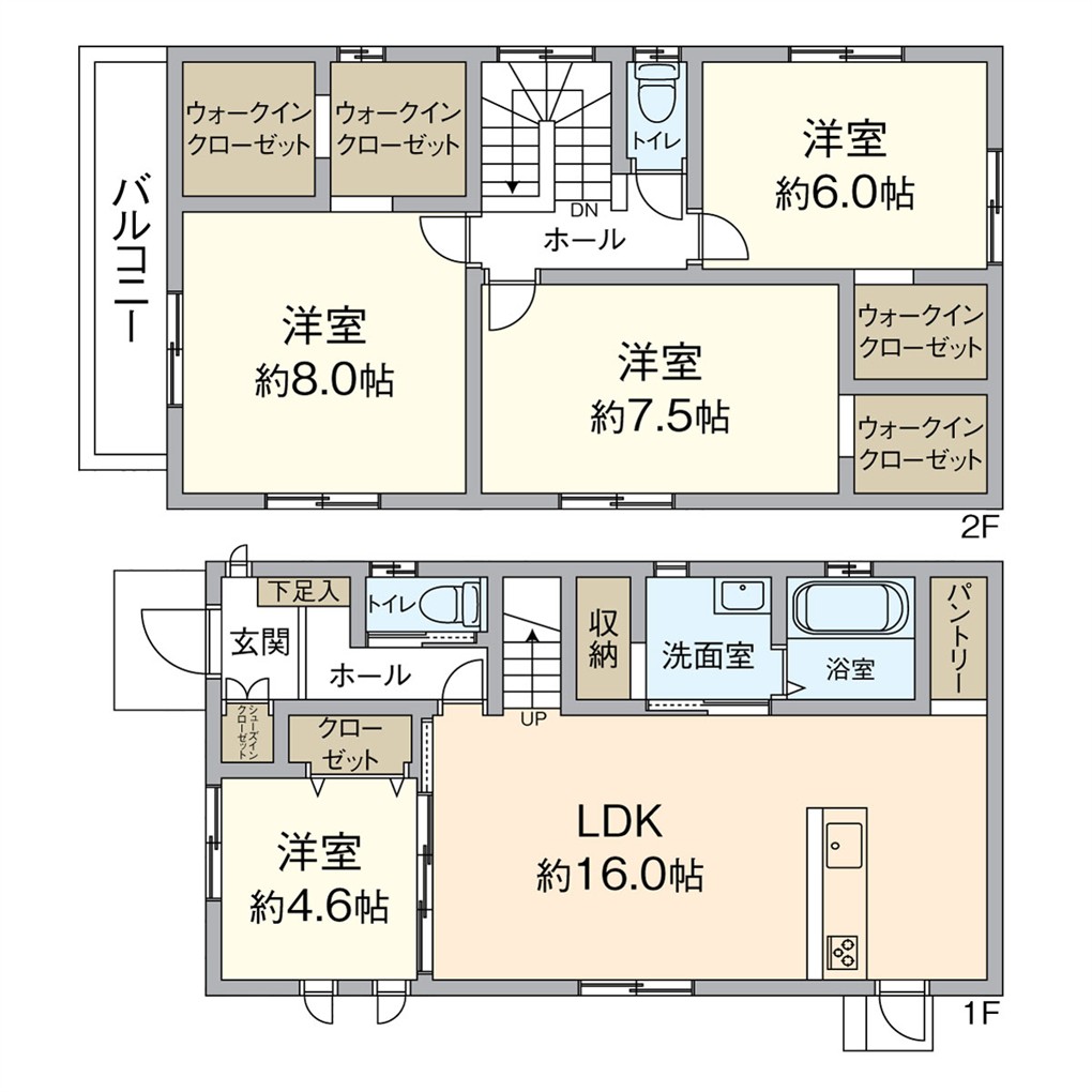 高須東一丁目戸建 間取り図