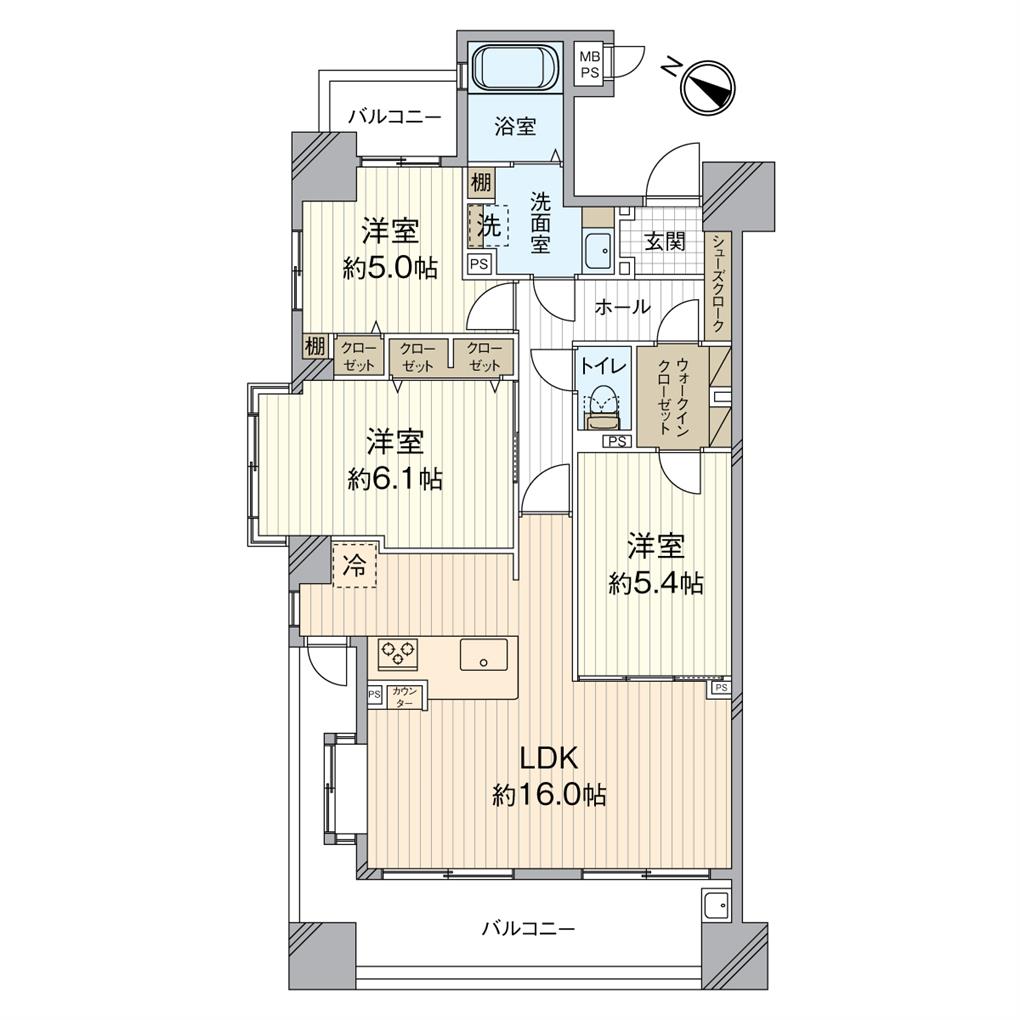 ジェネラス小倉センターステージ 間取り図