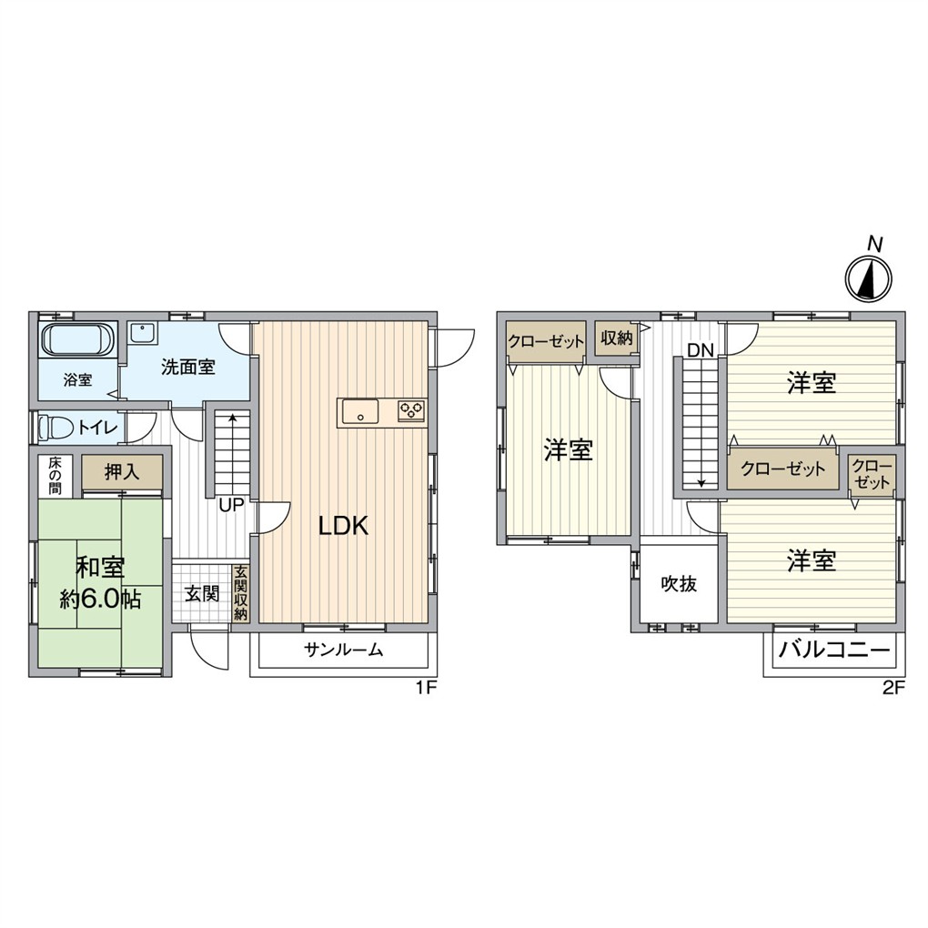 二西三丁目　戸建 間取り図