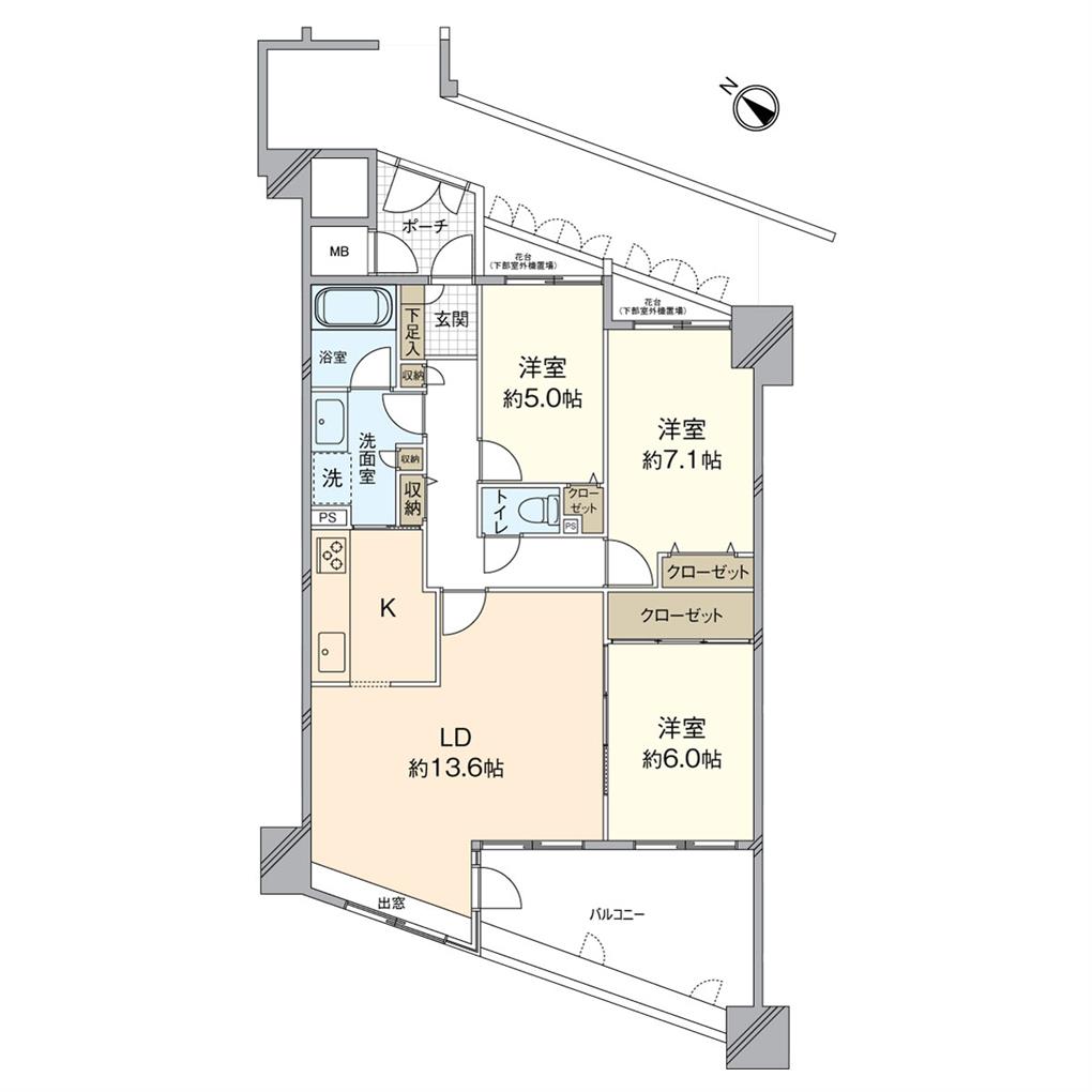 ヴェルデコート青山3番館 間取り図