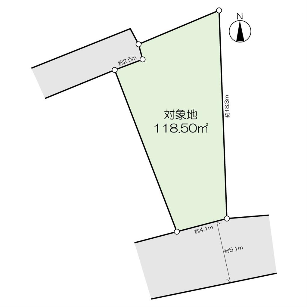 若園四丁目　土地 間取り図
