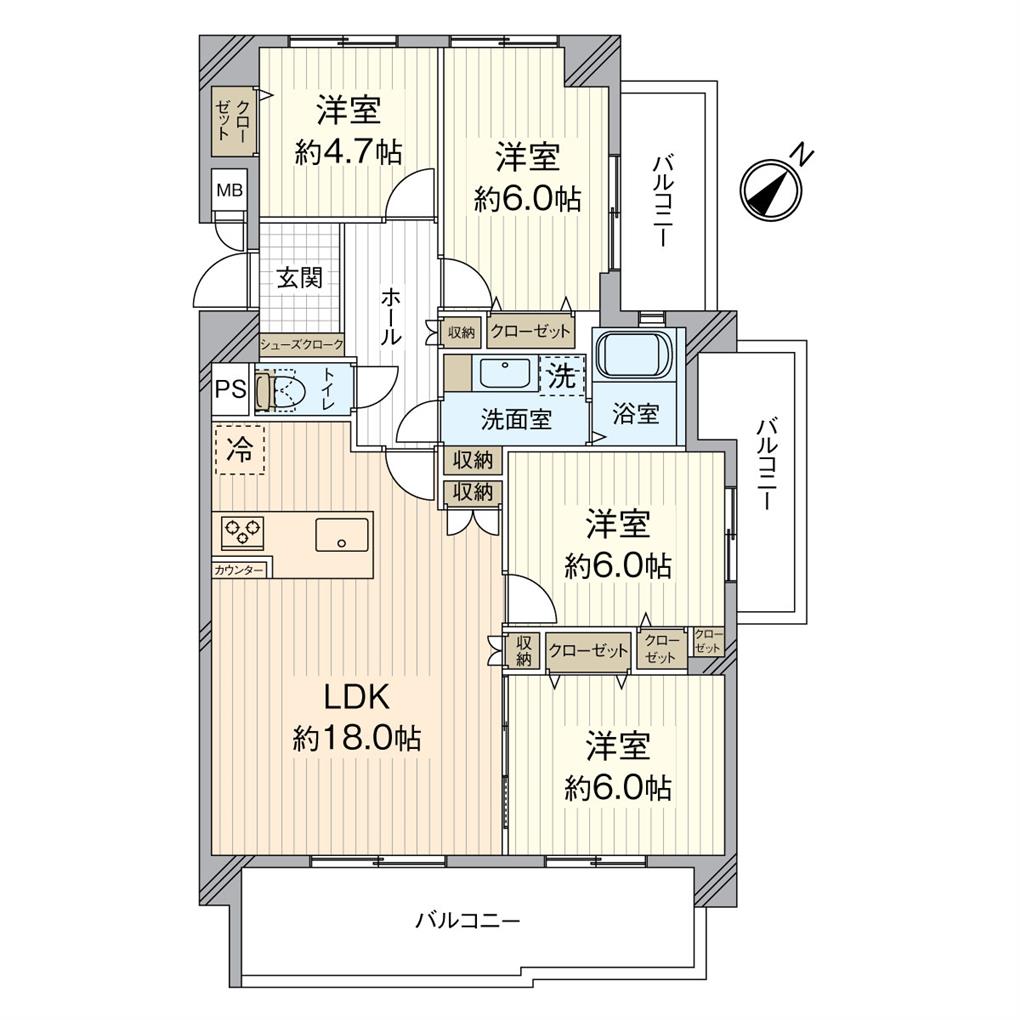 サンパーク企救丘 間取り図