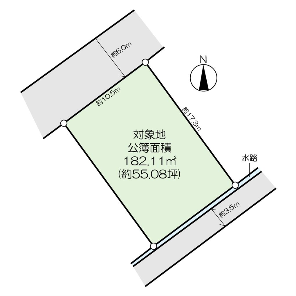 馬場山緑10号地 間取り図