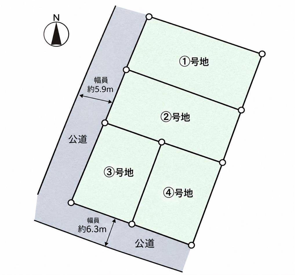 門司区下二十町土地3号地 間取り図